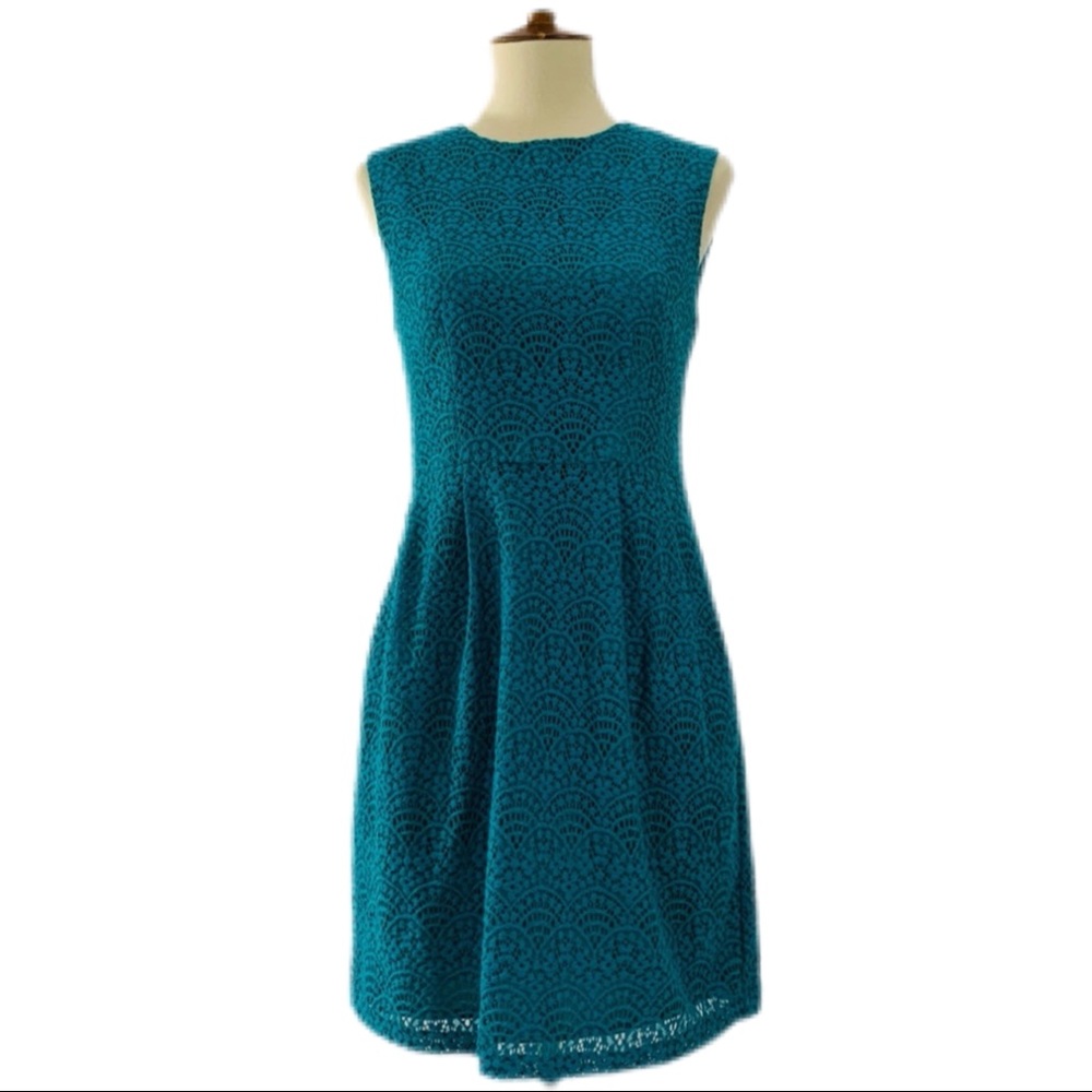 Nanette Lepore Sleeveless Lace Shift Mini Dress